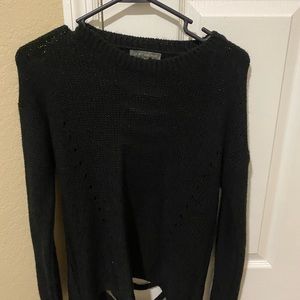 Black “don’t ask why” sweater